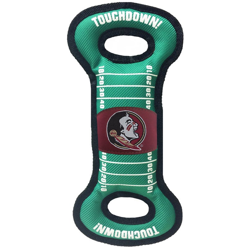 Pets First NCAA Football Field Dog Toy with Squeaker. - Florida State Seminoles - for Tug, Toss, and Fetch. - Tough& Durable PET Toy - Image 1